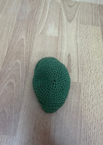  Beden Pastel Yeşil El Örgüsü Peluş Oyuncak bezelye adam