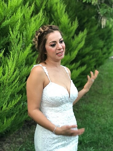 Sırt detay gelinlik - Görsel 3