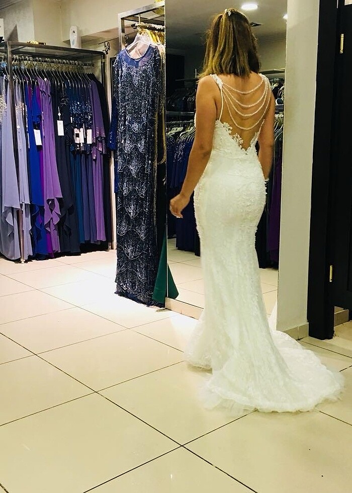 Sırt detay gelinlik - Görsel 2