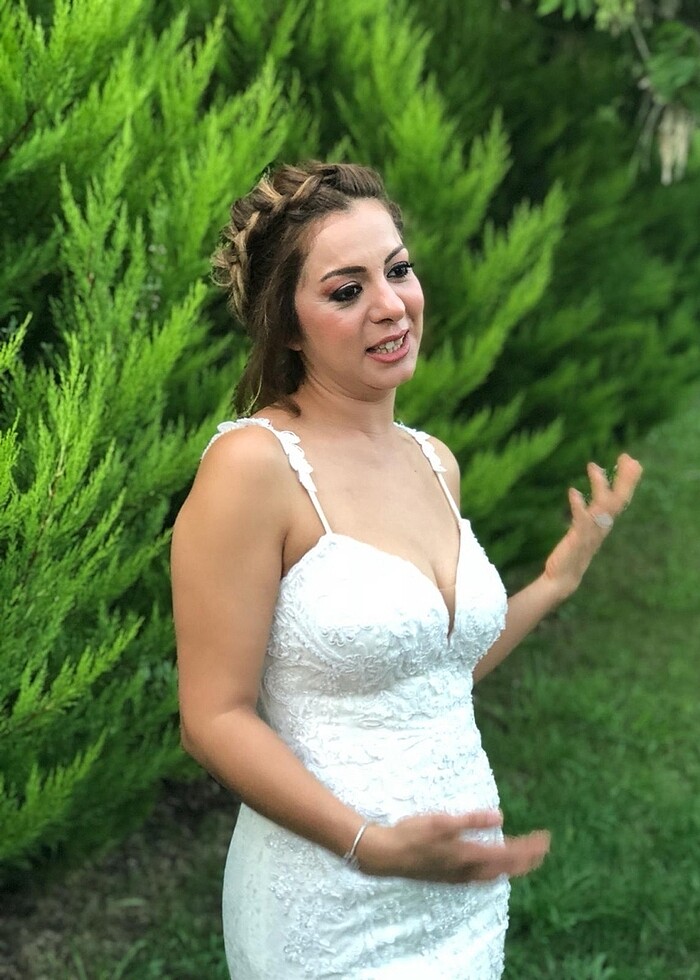 Sırt detay gelinlik - Görsel 3