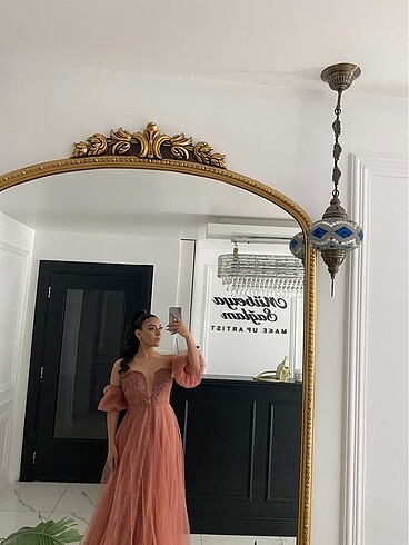 Diğer Somon abiye elbise
