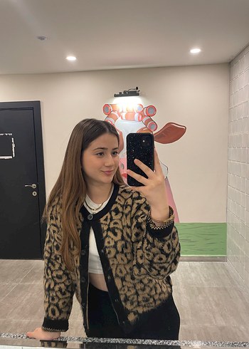 Trendyol & Milla Kahverengi Tüylü Street Wear Telefon Kılıfı