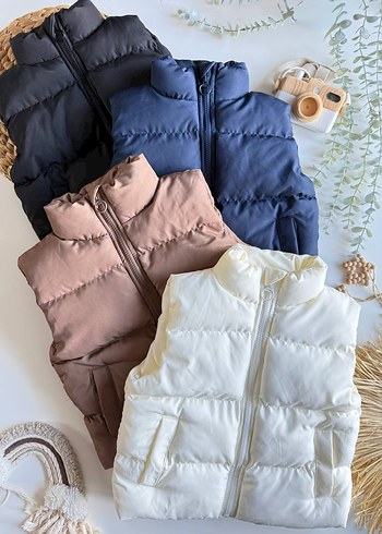 Fermuarlı Unisex çocuk Şişme Yelek