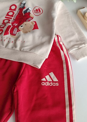Adidas model kırmızılı unisex çocuk takım - Görsel 2