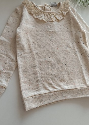 Kız Çocuk Fırfırlı Bohem Bluz - Görsel 4