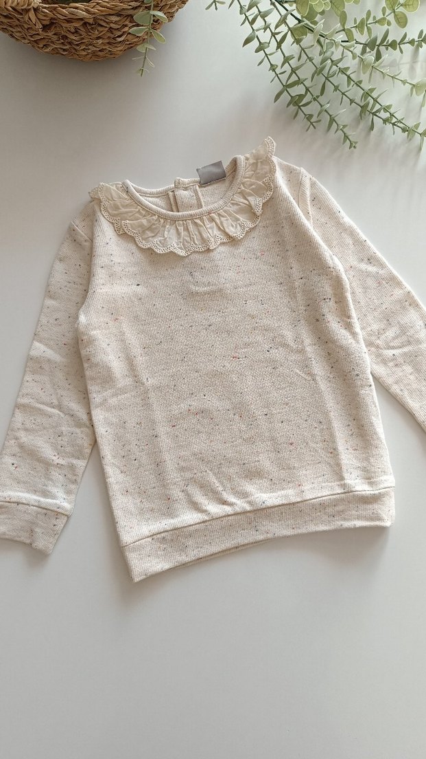 Kız Çocuk Fırfırlı Bohem Bluz - Görsel 3