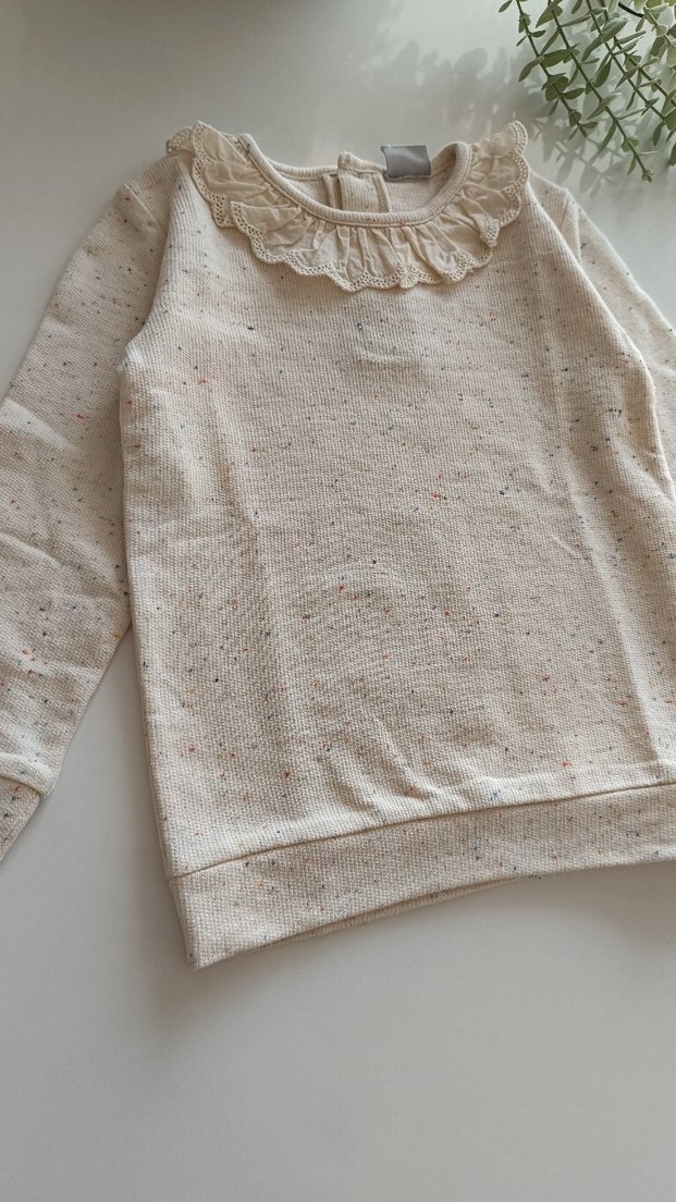 Kız Çocuk Fırfırlı Bohem Bluz - Görsel 4