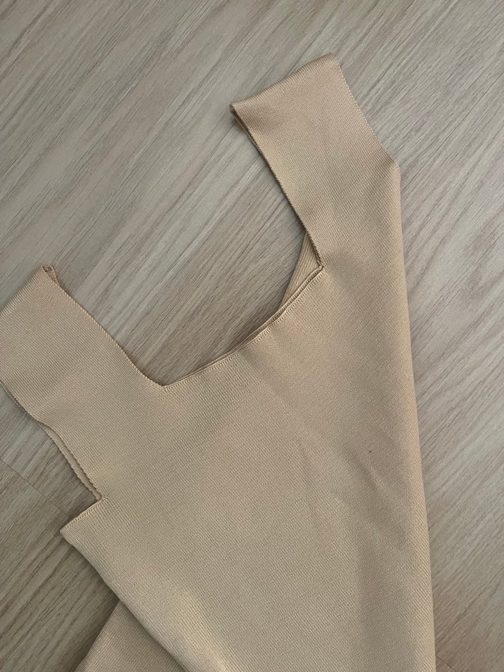 Bej Kadın Kolsuz Basic Atlet - Görsel 2