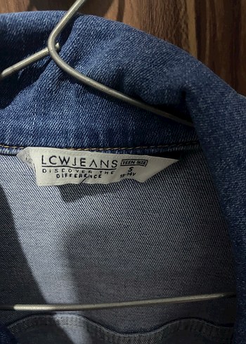 Düğmeli Mavi Kadın Kot Ceket - Görsel 2