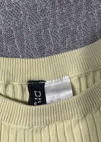 Bej Kısa Kollu Kadın Triko Tişört - Görsel 2