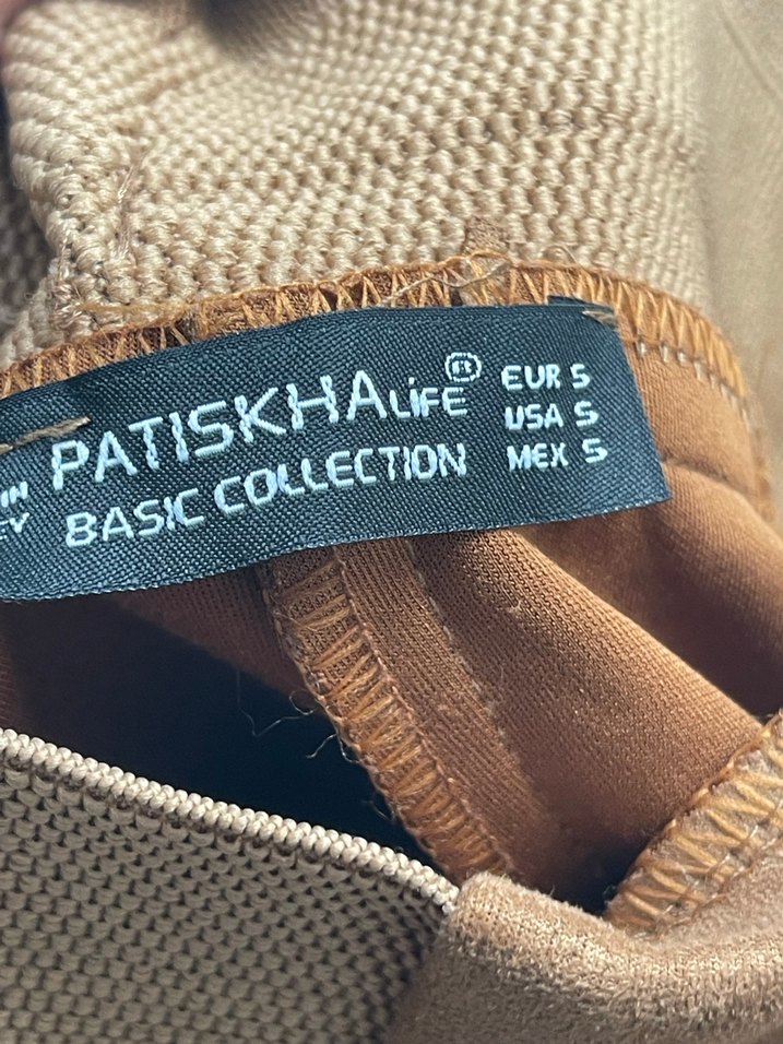 Bej Kadın Süet Kemerli Pantolon - Görsel 3