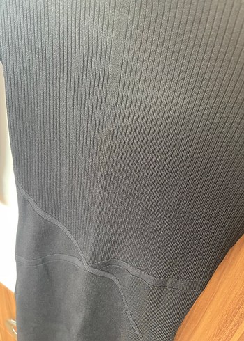 Siyah Kadın Triko Midi Elbise - Görsel 3