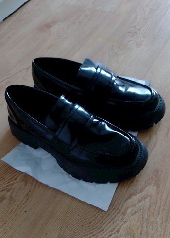 Zara Zara kadın loafer kalın tabanlı ayakkabı