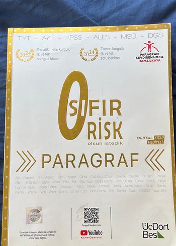 Sıfır Risk Paragraf Soru Bankası 2024