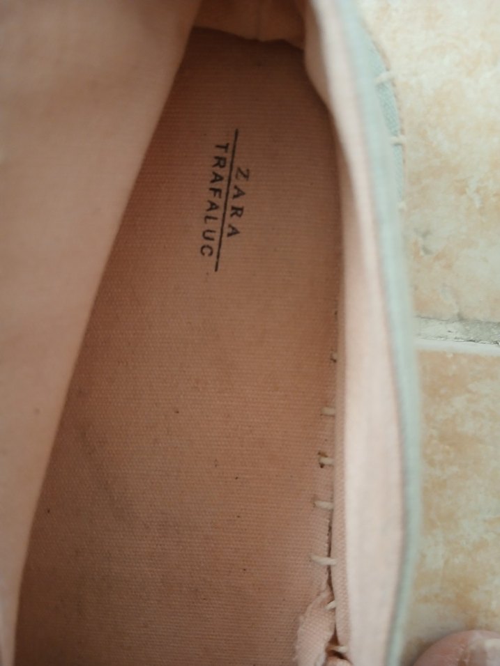 Bej Keten Dolgu Topuklu Kadın Espadril - Görsel 5