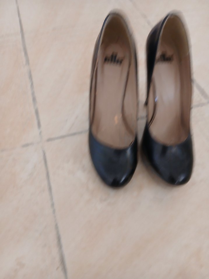 Klasik Siyah Kadın yüksek topuklu Ayakkabı - Görsel 4