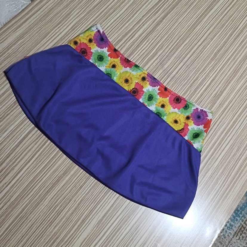 Renkli Fırfırlı Bohem Midi Mayo Bikini Eteği - Görsel 3