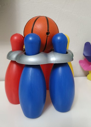 Bowling Seti ve Basketbol Topu - Görsel 3