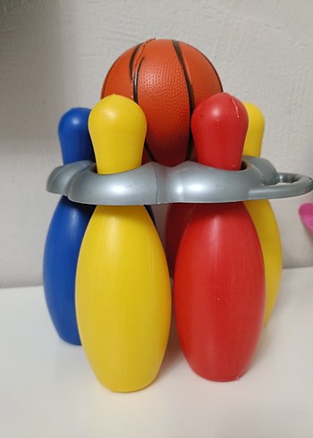 Bowling Seti ve Basketbol Topu - Görsel 2