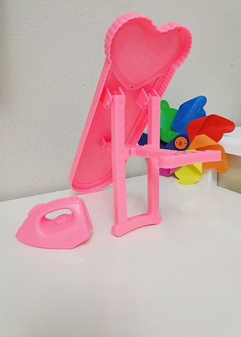 Renkli Çocuk Ütü Masası Oyuncak Seti - Görsel 3