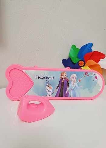 Renkli Çocuk Ütü Masası Oyuncak Seti - Görsel 2