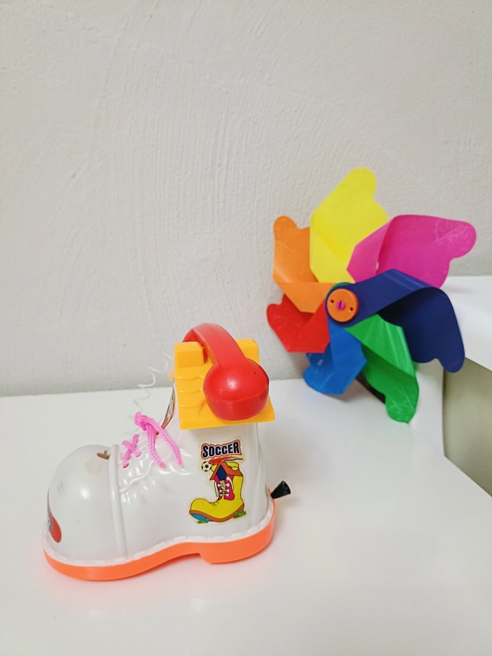 Çek Bırak Bot Şeklinde Oyuncak Telefon - Görsel 2