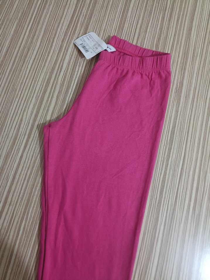 Kız Çocuk Pembe Esnek Rahat Tayt - Görsel 2