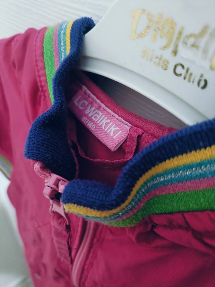 Kız Çocuk Fermuarlı Kısa Kollu Yelek - Görsel 3