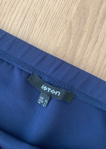 Koton Lacivert Kadın Kalem Etek Midi Boy