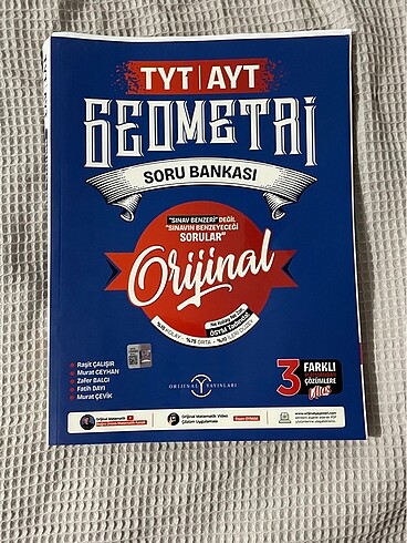 orijinal tyt/ayt geometri soru bankası