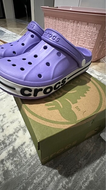 38 Beden Crocs Bayaband Mor&Siyah