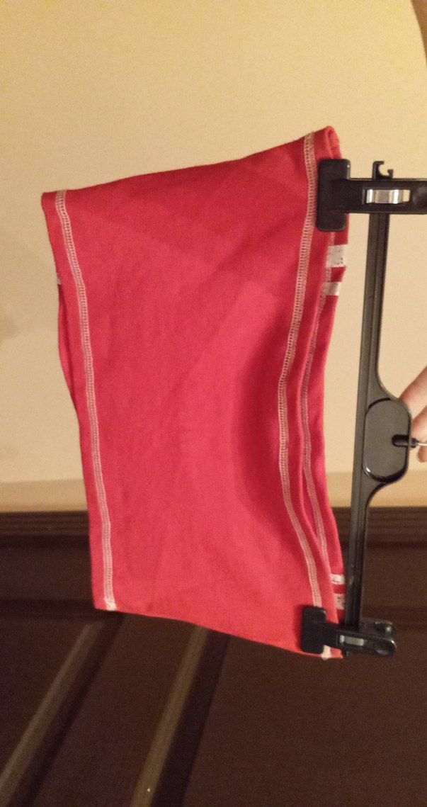 kırmızı baskılı straplez crop - Görsel 2