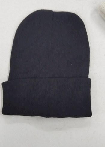 Kadın Beyaz Örgü Yün Bere - Görsel 2