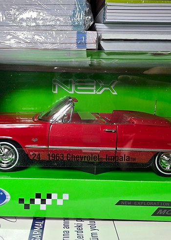 Welly 1963 Chevrolet Impala 1.24 Maket Araba - Görsel 10