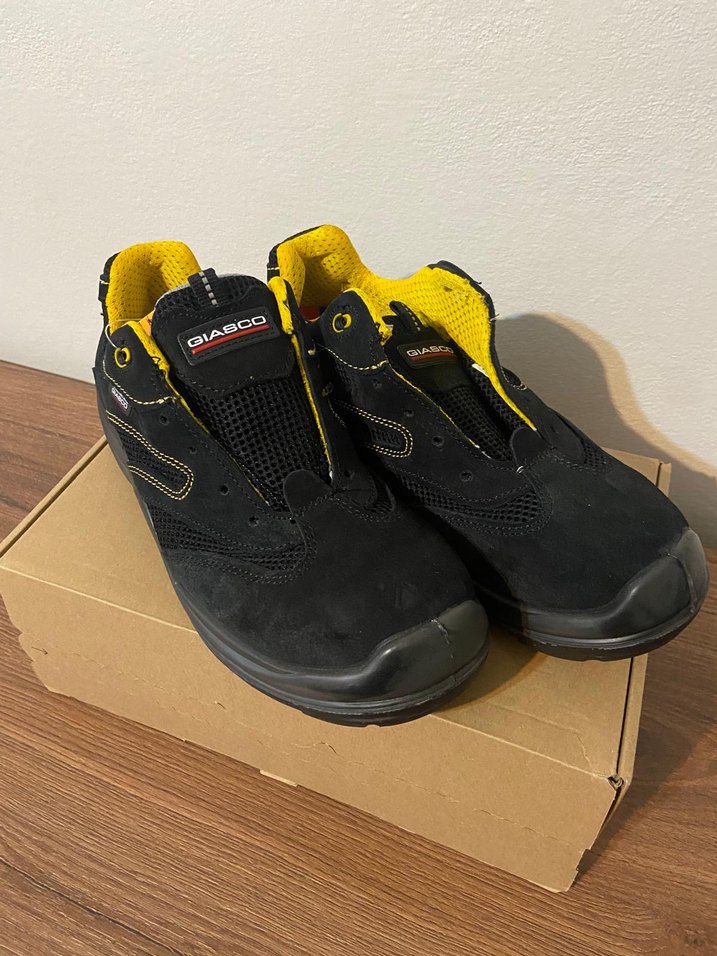 Siyah Erkek Spor Ayakkabı Velcro Kapatmalı - Görsel 3