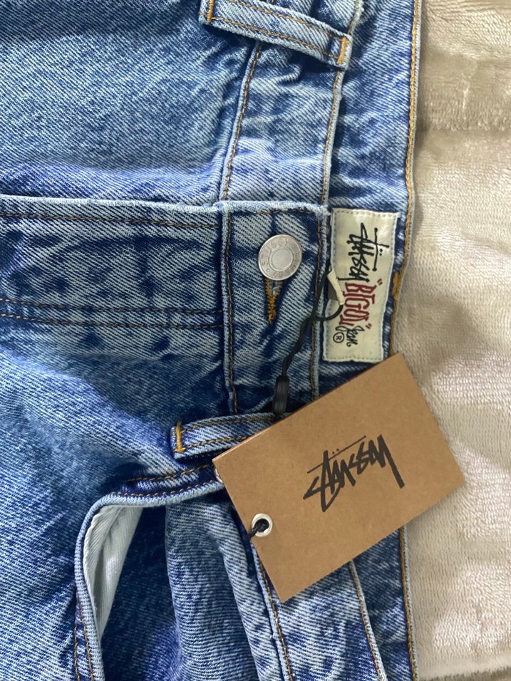 Stüssy Big Ol Jean  Washed Blue - Görsel 4