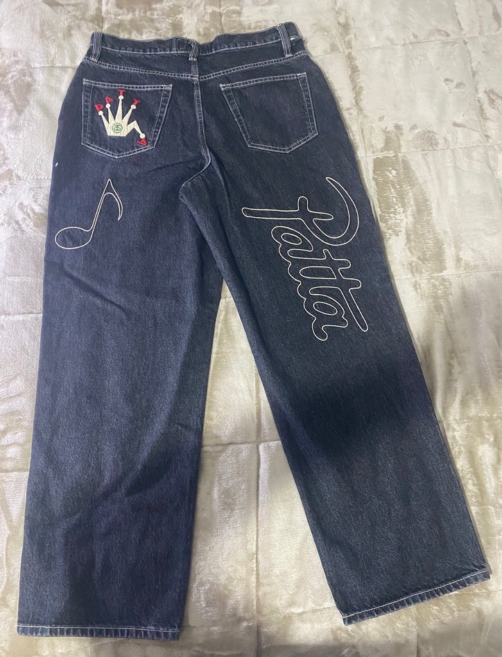 Stüssy x Patta Big Ol Jean  Black - Görsel 2