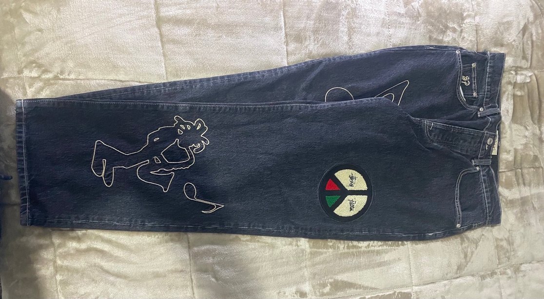 Stüssy x Patta Big Ol Jean  Black - Görsel 3