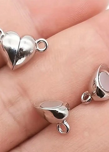 Kalp Charm Bileklik/Anahtarlık Aksesuarı - Görsel 2