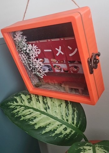 japon ramen evi 3D çerçeve box - Görsel 2
