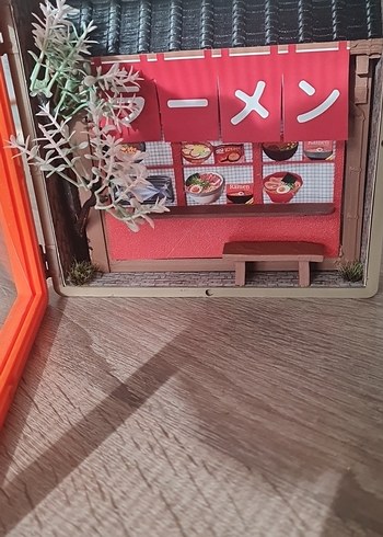 japon ramen evi 3D çerçeve box - Görsel 6