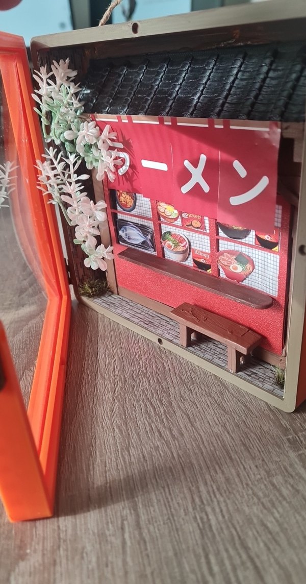 japon ramen evi 3D çerçeve box - Görsel 5
