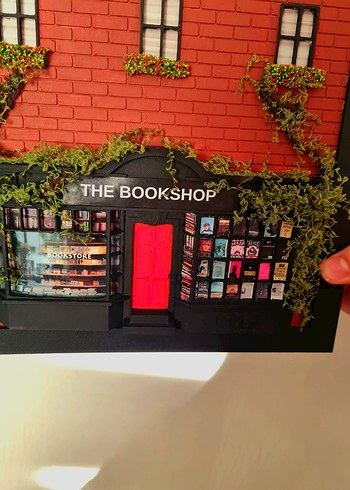 bookshop kitapçı 3D çerçeve - Görsel 3