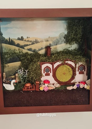 hobbit evi 3d çerçeve - Görsel 2