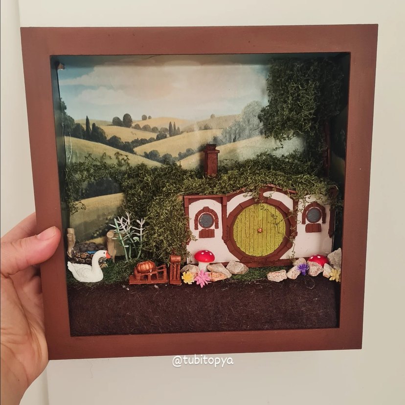 hobbit evi 3d çerçeve - Görsel 2