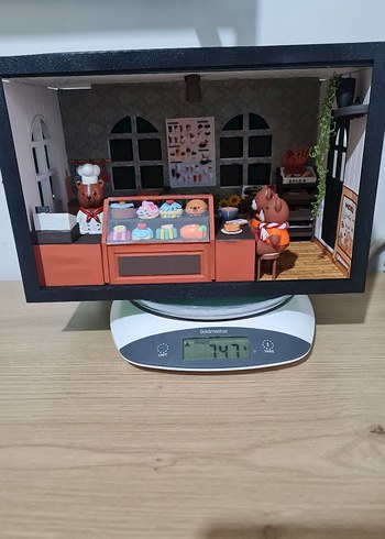 minyatür ayıcık kafe diorama tasarım - Görsel 2