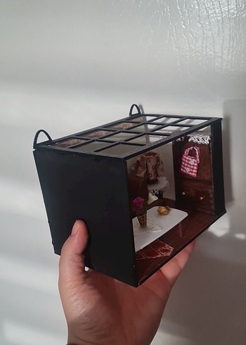 minyatür salon maketi çerçeve askılı - Görsel 4