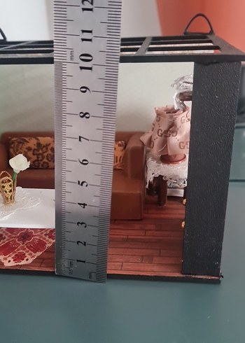 minyatür salon maketi çerçeve askılı - Görsel 8