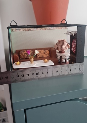 minyatür salon maketi çerçeve askılı - Görsel 6