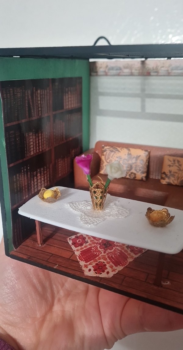 minyatür salon maketi çerçeve askılı - Görsel 2